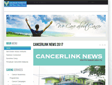 Tablet Screenshot of cancerlinkfoundation.org